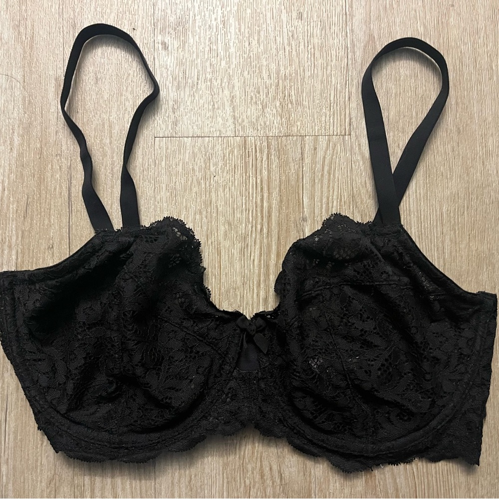 36DDD/F Invisible Lift Unlined Lace Demi Bra VICTORIA SECRET